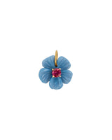 Amazonia Carved Blue Charm