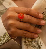 Mahal Carnelian Dome Ring