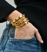 Mahal Rainbow Tourmalines Cuff