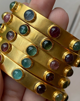 Mahal Rainbow Tourmalines Cuff