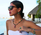 AMAZONIA GREEN SPIRAL BRACELET