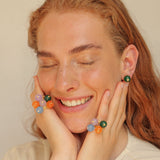 SAIGON GREEN POM-POM RING