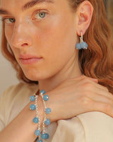 SAIGON BLUE POM-POM BRACELET