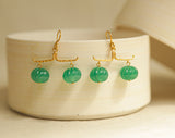 SAIGON GREEN PAGODA EARRINGS