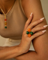 SAIGON MANGO POM-POM RING