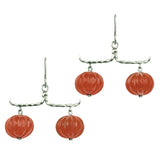 SAIGON RED PAGODA EARRINGS