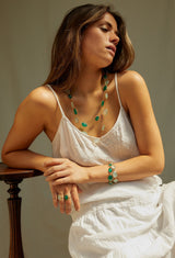 AMAZONIA ORGANICA GREEN NECKLACE