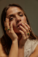 JAIPUR PETITE LABRADORITE STACKING RING