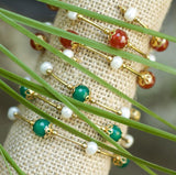 AMAZONIA RED SPIRAL BRACELET