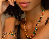 JAIPUR MULTI STONE NECKLACE