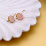 JAIPUR ROSE QUARTZ EARRINGS