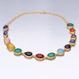 JAIPUR MULTI STONE NECKLACE