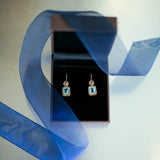 JAIPUR BLUE TOPAZ EARRINGS