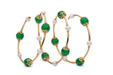 AMAZONIA GREEN SPIRAL BRACELET