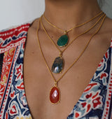 AMAZONIA ORGANICA LABRADORITE PENDANT