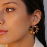 JAIPUR WHEEL EARRINGS