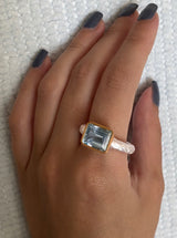 JAIPUR BLUE TOPAZ RING