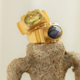 JAIPUR ANTIQUE LEMON QUARTZ RING