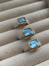 JAIPUR BLUE TOPAZ RING