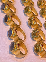 JAIPUR ANTIQUE LEMON QUARTZ RING