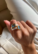 JAIPUR BLUE TOPAZ RING