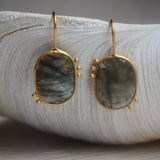 AMAZONIA ORGANICA LABRADORITE EARRINGS