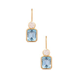 JAIPUR BLUE TOPAZ EARRINGS