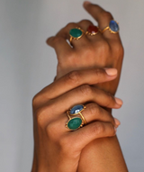 AMAZONIA ORGANICA LABRADORITE RING