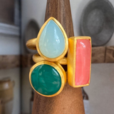 JAIPUR GREEN ONYX STACKING RING