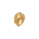 JAIPUR ANTIQUE LEMON QUARTZ RING