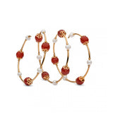 AMAZONIA RED SPIRAL BRACELET