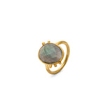 AMAZONIA ORGANICA LABRADORITE RING