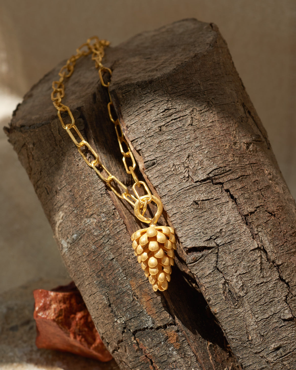 Amazonia Pinecone Charm