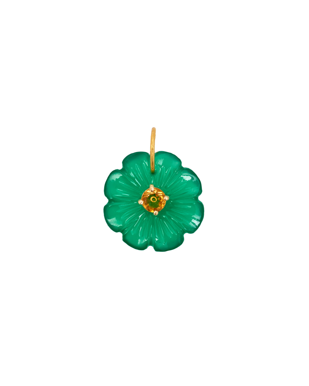 Amazonia Carved Green Charm