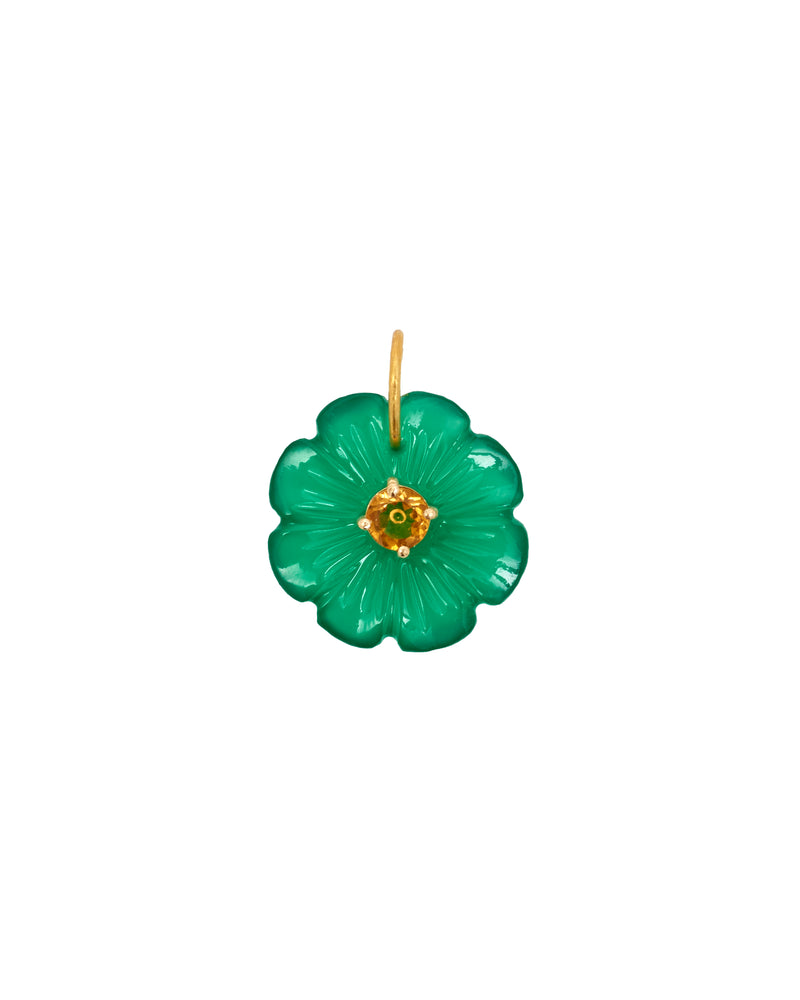 Amazonia Carved Green Charm