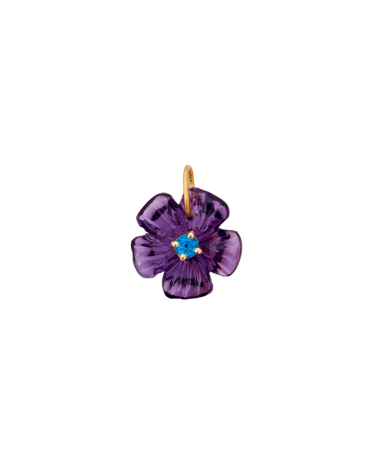 Amazonia Carved Amyethst Apetite Charm