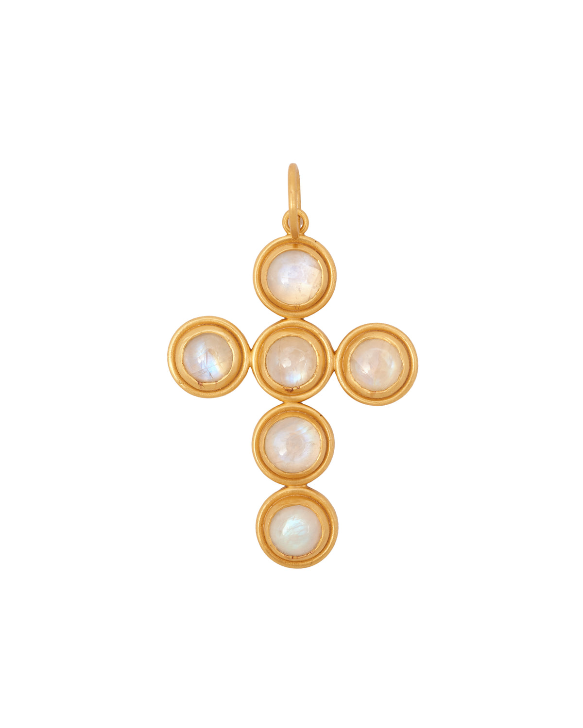 Jaipur Moonstone Cross