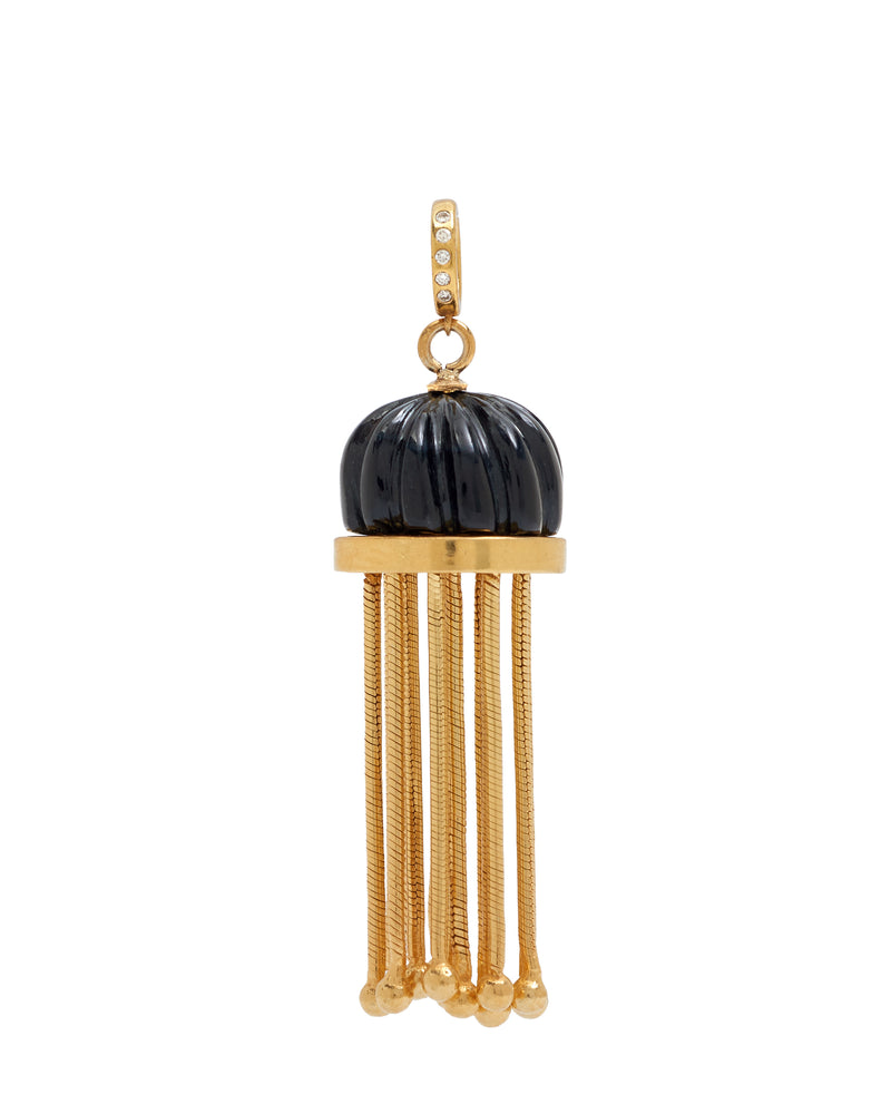 Mahal Tassel Diamond Pendant