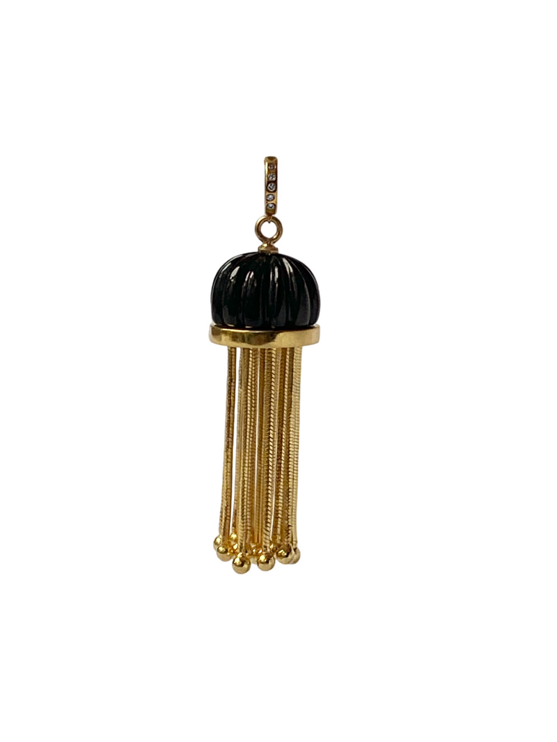 Mahal Tassel Diamond Pendant