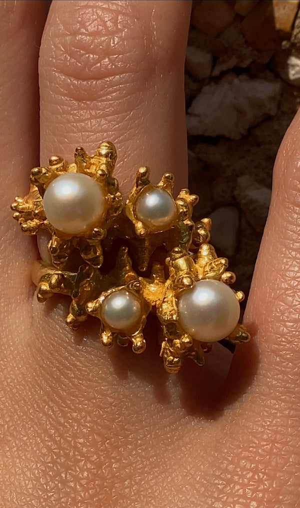 AMAZONIA ORGANICA PEARL RING