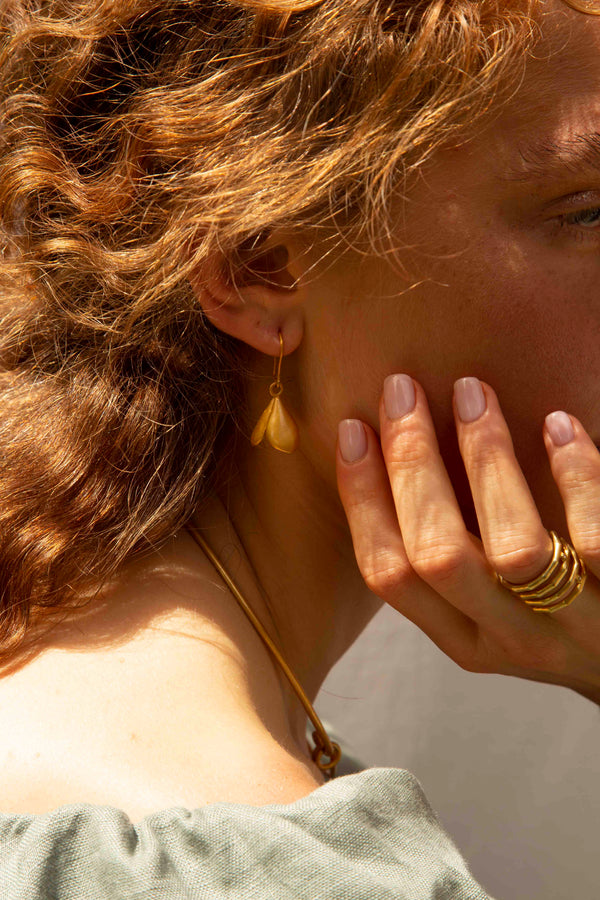 Mahal Lotus Earrings