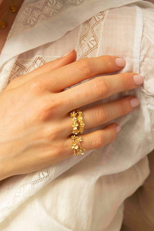 Secret Garden Gold Ring