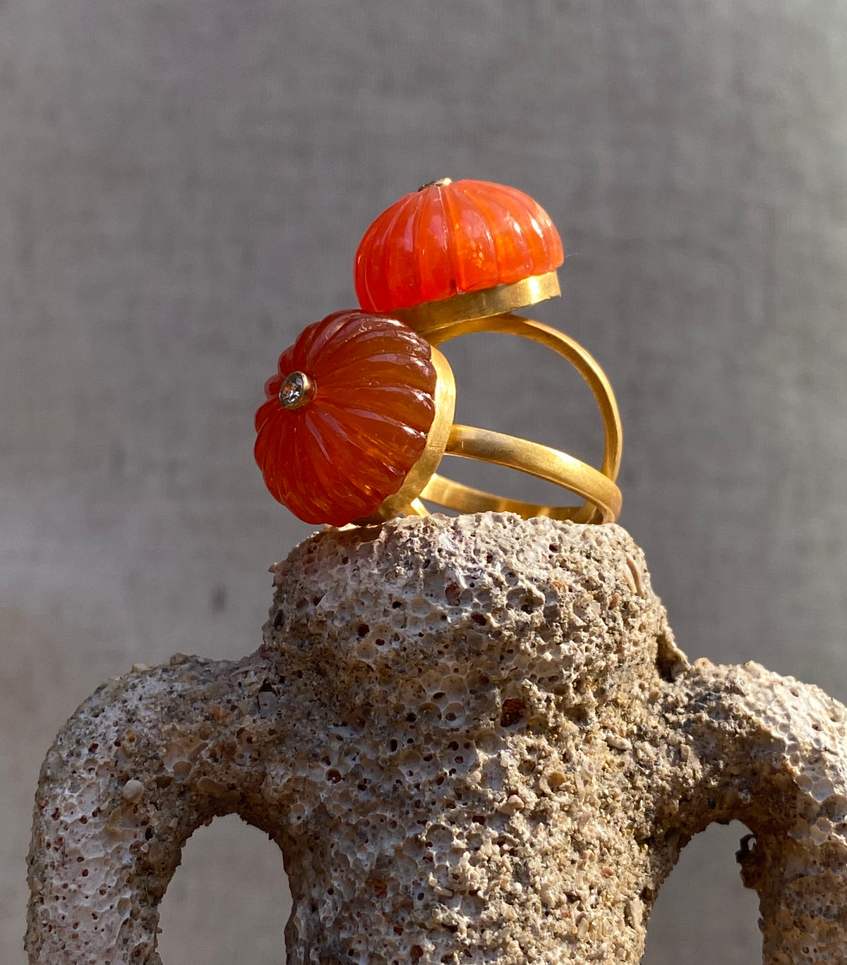 Mahal Carnelian Dome Ring