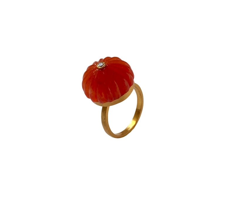 Mahal Carnelian Dome Ring