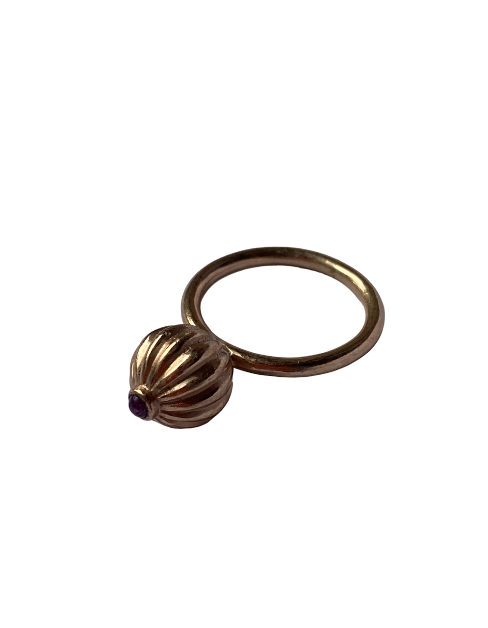 Mahal Mini Dome Rose Gold Ring