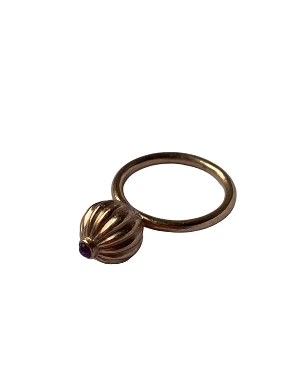 MAHAL MINI DOME ROSE GOLD RING