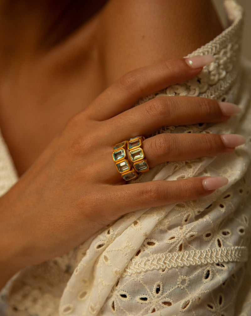 Jaipur Baguette Ring