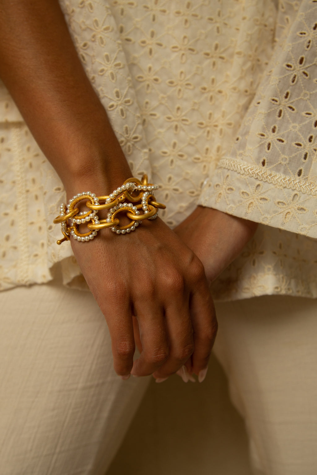 Jaipur Baroque Pearl Bracelet