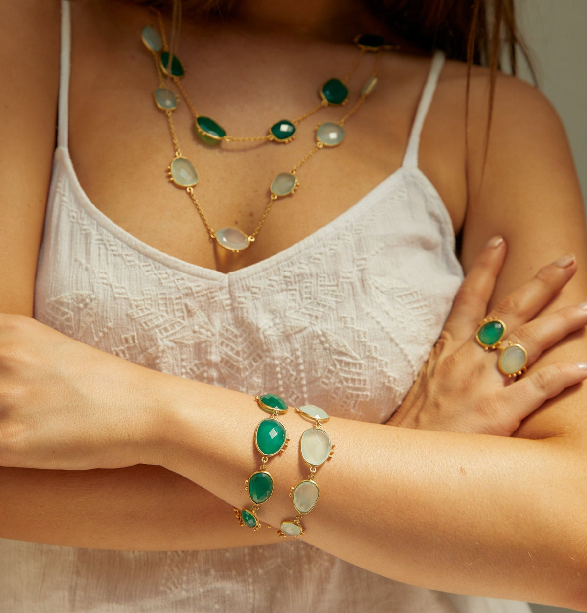 AMAZONIA ORGANICA GREEN BRACELET