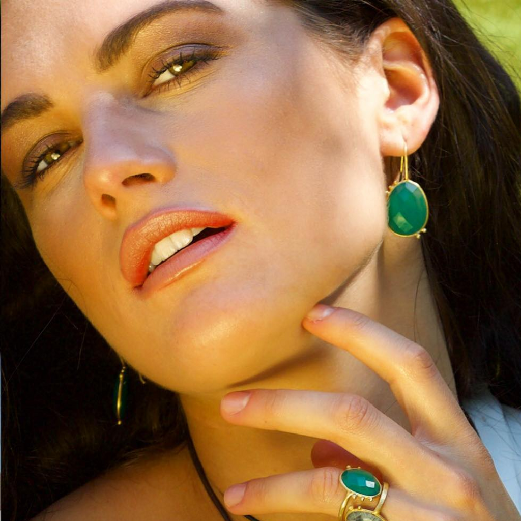 AMAZONIA ORGANICA GREEN EARRINGS